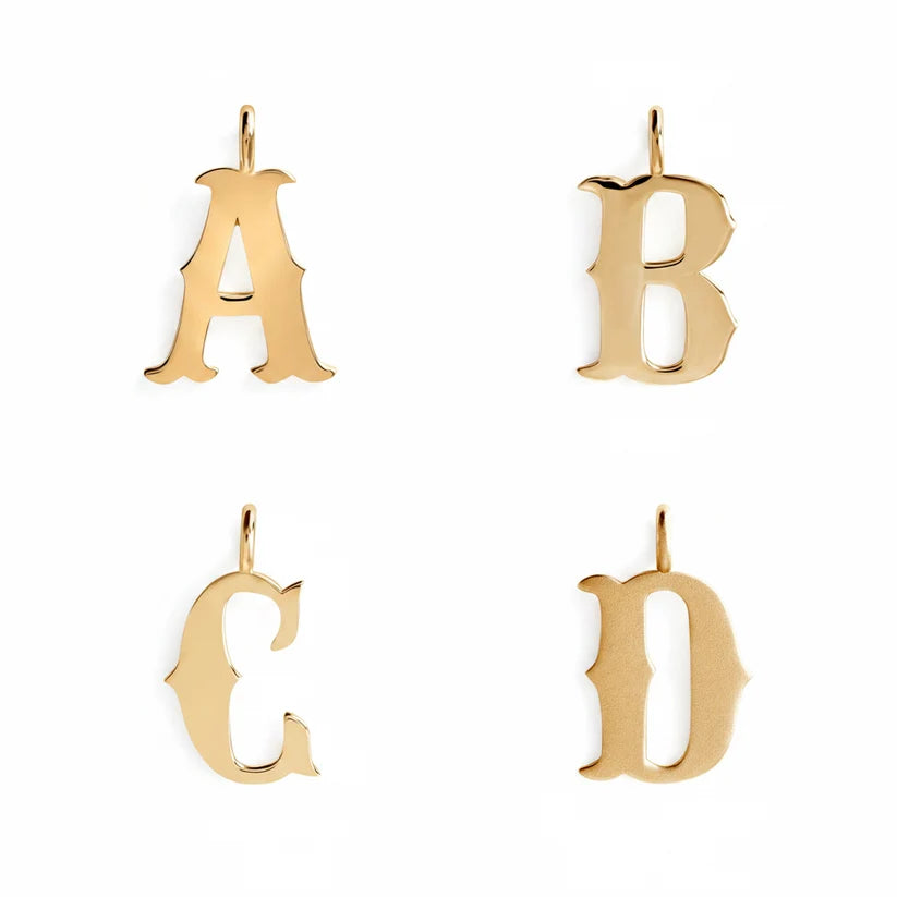 Western Initial Pendant
